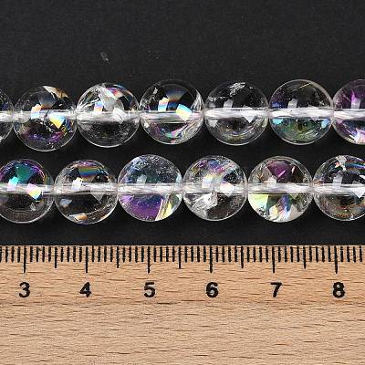 Гальванические природный кристалл кварца бусы пряди G-K285-09-10mm-02-1