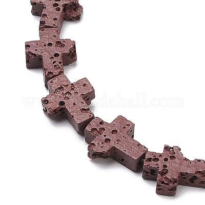 Синтетические бусины из лавы G-B087-01A-07-1