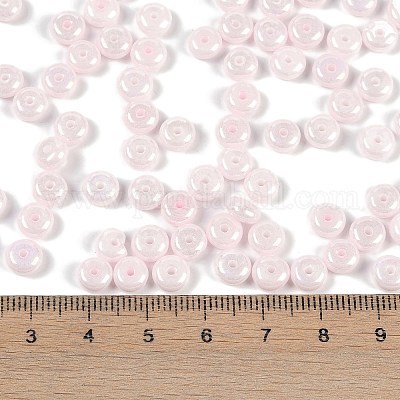 Непрозрачные цвета блестящие стеклянные бусины X1-SEED-P008-01C-03-1