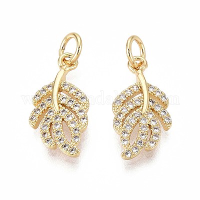 Латунные микро проложить кубического циркония подвески KK-T071-132G-1