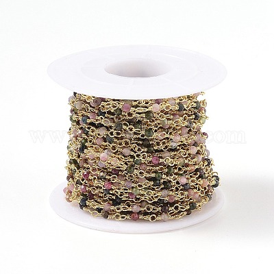 Натуральный турмалин ручной работы из бисера CHC-K008-A03-01-1