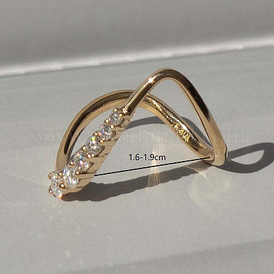 Минималистичное кольцо s925 из стерлингового серебра с паве из кубического циркония для женщин FH7149-1-1