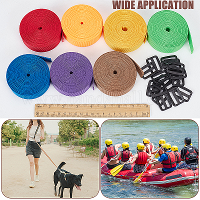 35 ярд плоских нейлоновых лент DIY-WR0003-60-1
