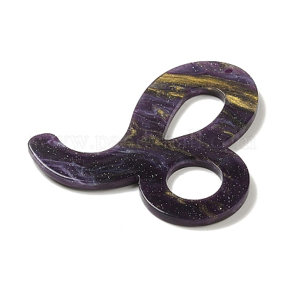 Акриловые подвески-брелки&nbsp;SACR-S608-04G-02-1