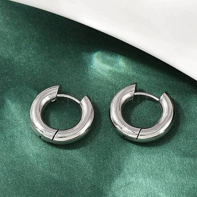 Серьги-кольца из нержавеющей стали 202 для полировки EJEW-M106-02P-01-1