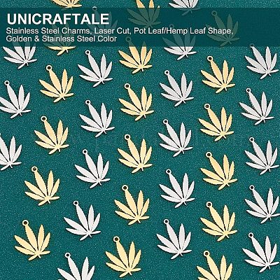 40 шт. 2-х цветные подвески из нержавеющей стали 304 STAS-UN0035-25-1