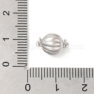 925 серебряная магнитная застежка с родиевым покрытием STER-G038-13P-1