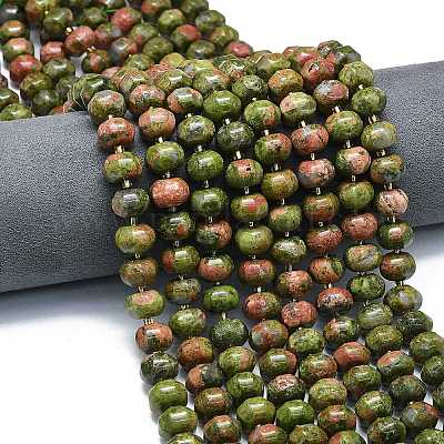 Природные Unakite бисер нитей G-P573-B03-01-1
