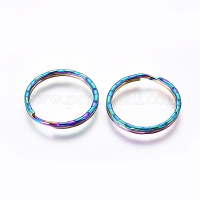 Ионное покрытие (ip) 304 нержавеющая сталь разъемные брелоки STAS-G201-09A-M-1