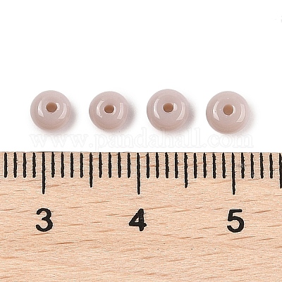 Стеклянные бусины с имитацией нефрита SEED-Q038-01H-1