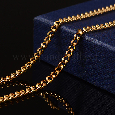 Ионное покрытие (ip) 304 нержавеющая сталь витые цепи панцирные цепи CHS-H007-38G-1