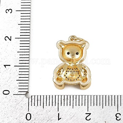 Латунные микро проложить кубического циркония подвески KK-D409-45G-B-1