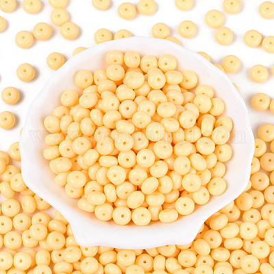 Непрозрачный стеклянный бисер с краской для выпечки SEED-N008-03A-03-1