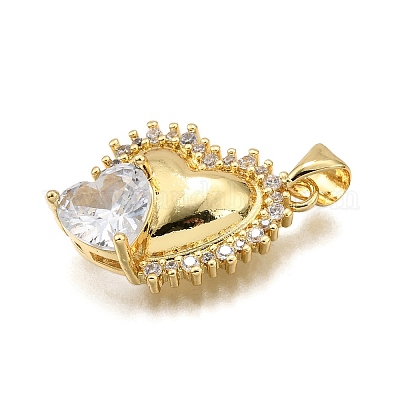 Латунные микро проложить кубического циркония подвески KK-K401-07C-01-1