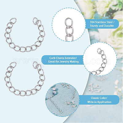 150 шт. удлинитель для цепей из нержавеющей стали 304 STAS-DC0013-10-1