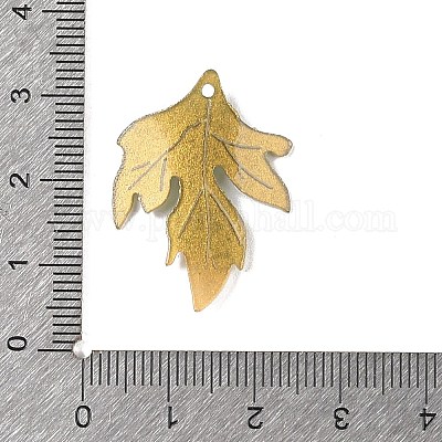 Pendenti in acrilico trasparente stampato&nbsp;MACR-P043-F02-1