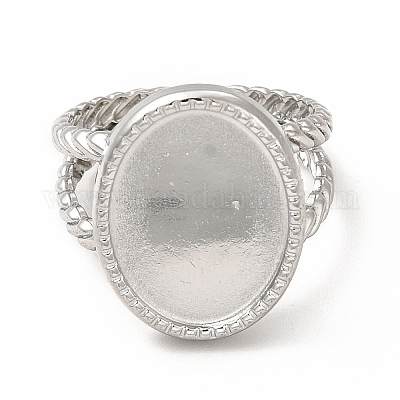 Открытые манжеты из нержавеющей стали марки 304 X-RJEW-B027-29P-1