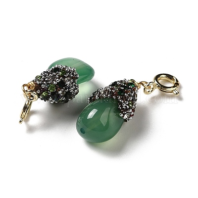 Естественно агат кулон украшения G-M409-07G-1