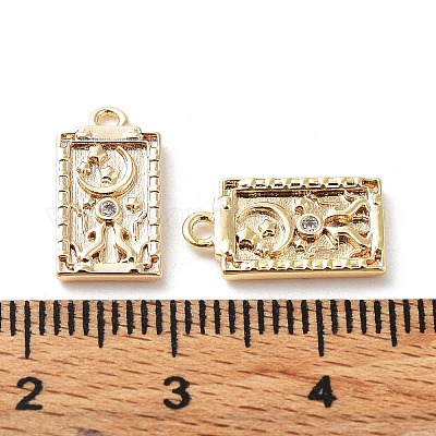 Стойки обшивки латунь микро проложить Циркон подвеску KK-K333-91G-1