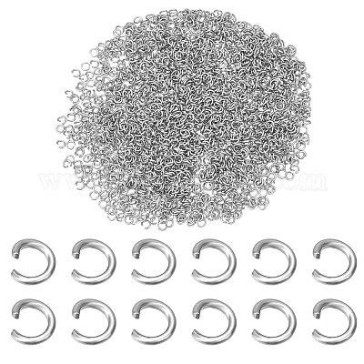 2000 шт. Открытые соединительные кольца из нержавеющей стали 304 STAS-ME0001-15-1