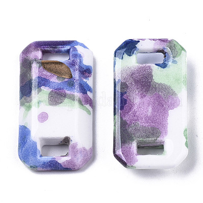 Соединители звеньев фарфора ручной работы PORC-S501-034D-1