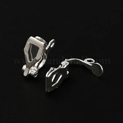 Латунные серьги с клипсами KK-O143-45S-1