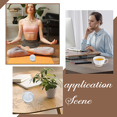 18 шт. 3 стиля деревянных хрустальных сферических подставок WOOD-UN0001-19-1