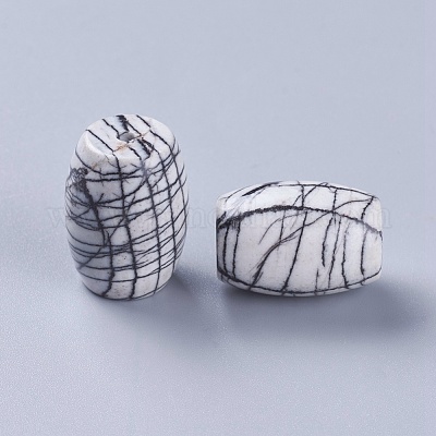 Натуральный черный шелковый камень / бисер G-L510-05B-1