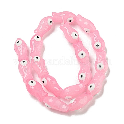 Прозрачные стеклянные бусины ручной работы GLAA-N0028-03I-1