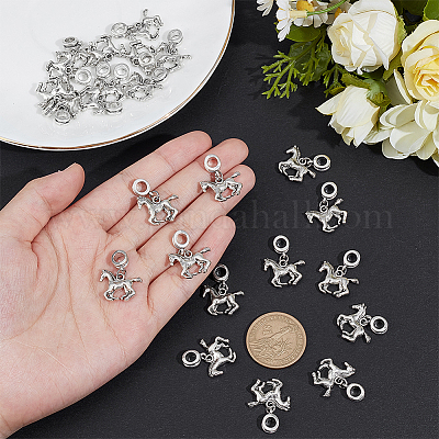 24 шт. Сплав европейские подвески с подвесками&nbsp;PALLOY-PH01870-1