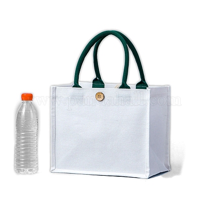 Borsa In Tela Greentique Con Manici - Pratica E Resistente Per La Spesa O L'università - 2