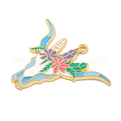 Подвески из эмали и сплава FIND-Z049-02B-02G-1