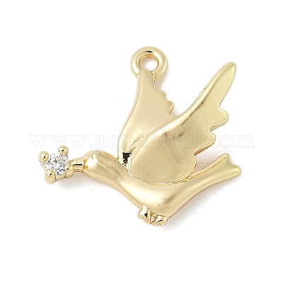 Латунные микро проложить кубического циркония подвески KK-M326-11G-1