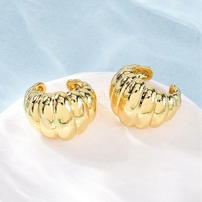 Серьги-манжеты из латуни EJEW-H158-22G-1