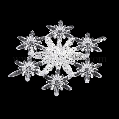 Рождественский акриловый кулон HJEW-B008-02-1