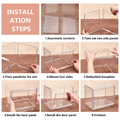 Пластиковая витрина для минифигурок&nbsp;ODIS-WH00430-82A-1