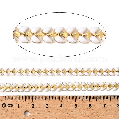 Латунные эмалевые листовые цепи CHC-F021-02G-06-1