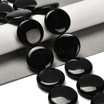 Природные обсидиана бисер нитей G-P562-D01-03-1