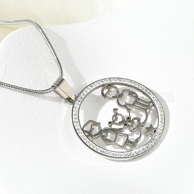 Кольцо из нержавеющей стали 201 с кристаллами и стразами NJEW-P327-04P-B-1