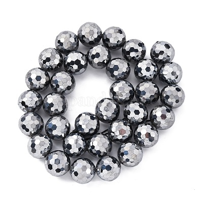 Нити из синтетических терагерцовых каменных бусин G-P571-G01-01-1