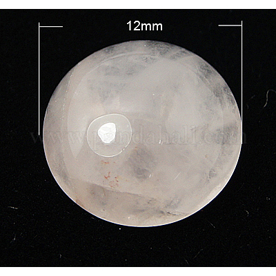 Природного розового кварца кабошонов X-G-ROSE12x5-1