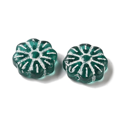 Прозрачные бусины лэмпворк&nbsp;LAMP-P065-03A-05-1