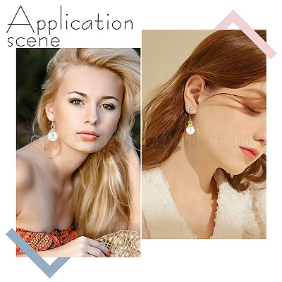 80 шт. 8 подвески из АБС-пластика с имитацией жемчуга FIND-AR0004-15-1