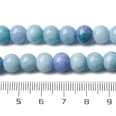 Непрозрачное стекло бисер нитей GLAA-T031-01O-02-1