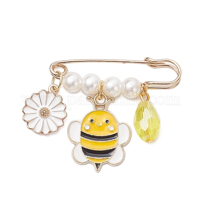 Эмалевые броши-подвески JEWB-BR00190-01-1