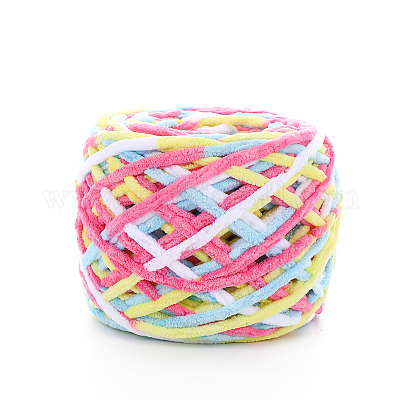 Полиэфирная шерстяная пряжа YCOR-PW0001-004A-18-1