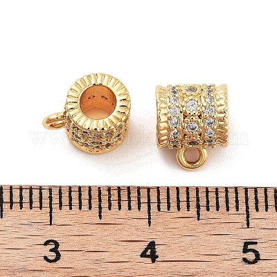 Латунные поручни из прозрачного кубического циркония с микропаве KK-S394-06D-1