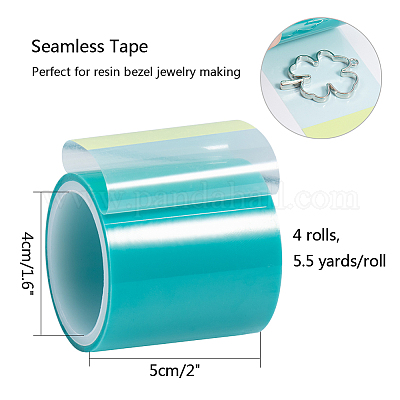 5m DIY Paper Tape For Metal Frame Bottom Jewelry Pendant UV Resin High Adhesive 