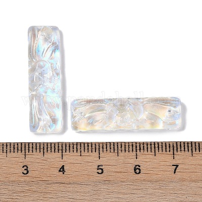 Стеклянные кулоны с краской для выпечки GLAA-S202-16A-1