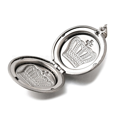 Подвески-медальоны из нержавеющей стали 316 STAS-C123-04B-P-1
